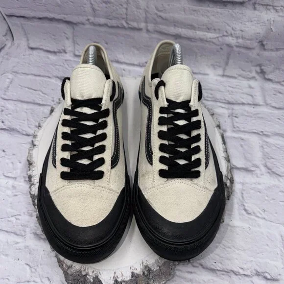 Vans Style 36 Decon SF 721278 Marshmallow Black Shoes Sneakers Sz M 8.5 W 10 - Picture 3 of 13